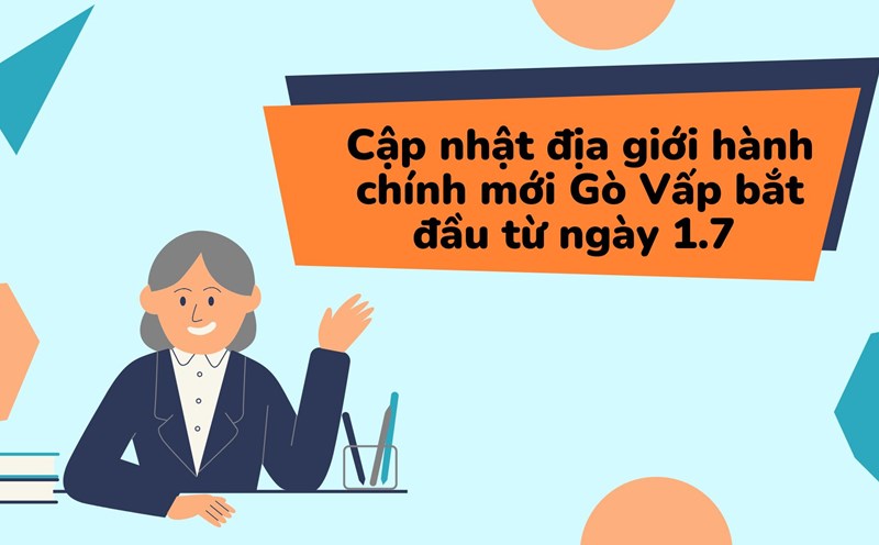 Administrative boundaries and new names of wards after the merger in Go Vap district (old). Graphic photo: Huong Son