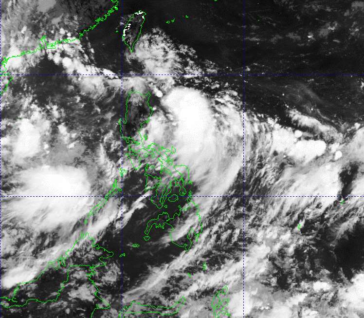 Ap thap o Philippines gay mua lon keo dai. Anh: PAGASA