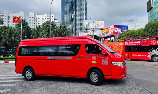 Cận cảnh xe đưa đón cán bộ công chức viên chức đến TPHCM làm việc