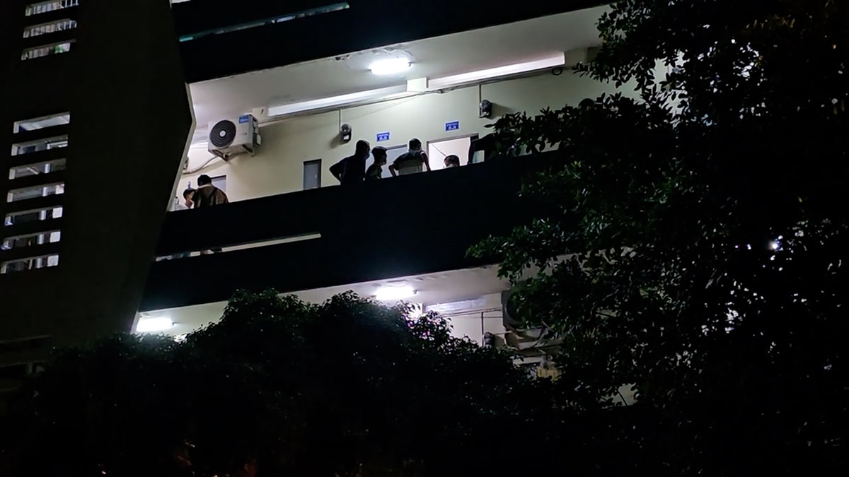 하숙방에서 목을 매 숨진 남성 청년 사건 현장.