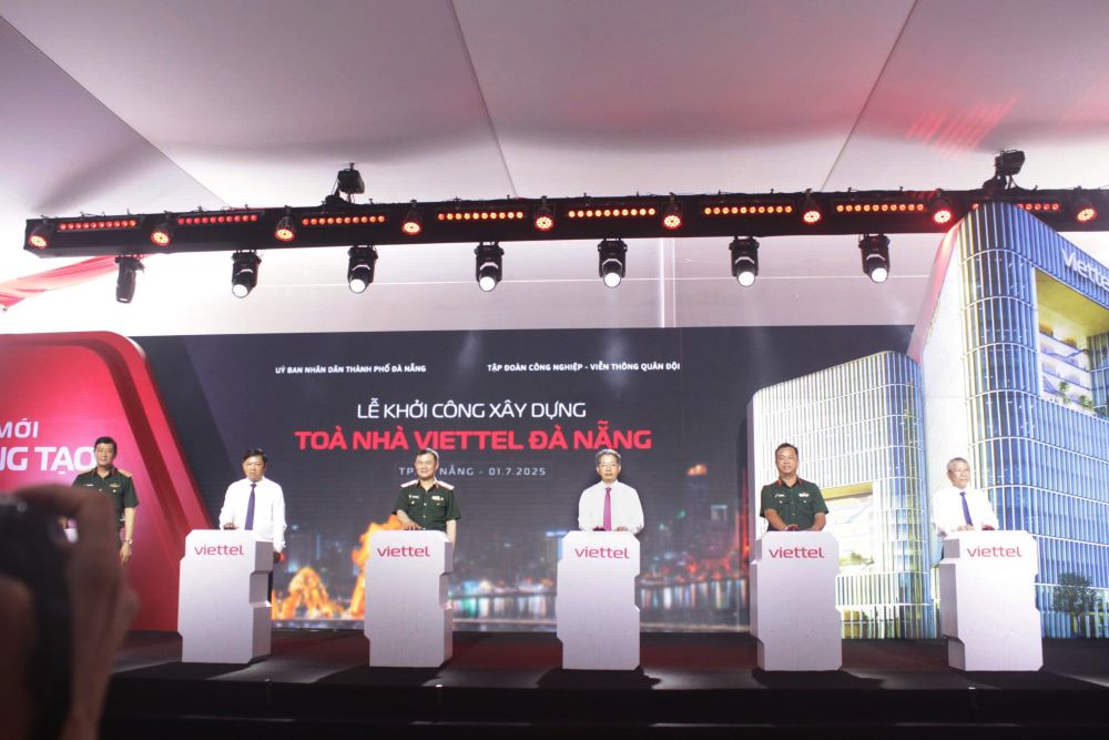 Da Nang started construction of the first high-tech project after the merger. Photo: Tran Thi