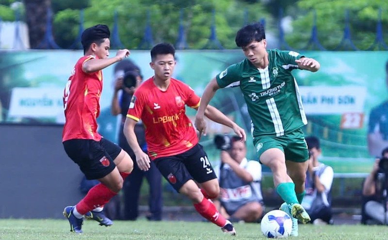 Striker Cong Phuong. Photo: Thanh Vu