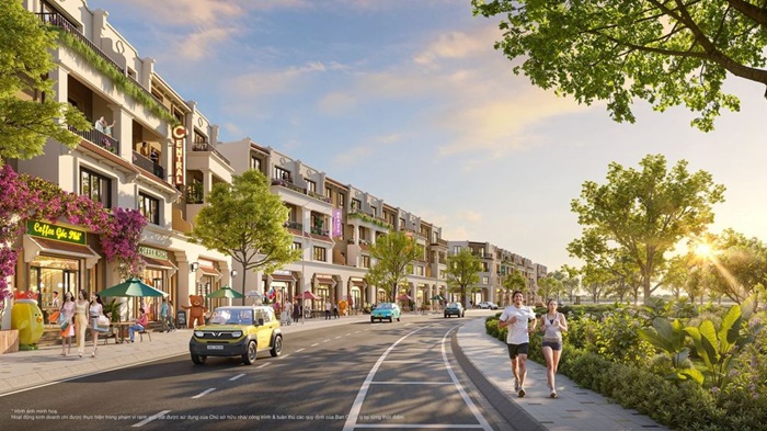 Shophouse Thuong pho Dai lo la “vung dat lanh” cho cac mo hinh kinh doanh. Anh: