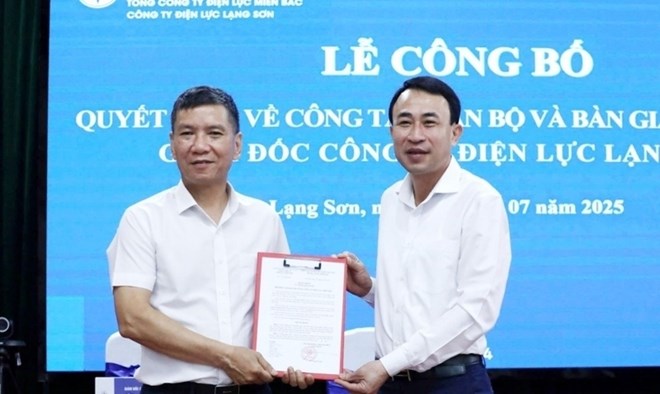 EVNNPC bổ nhiệm tân Giám đốc Điện lực Lạng Sơn, chỉ đạo ưu tiên dự án 110kV Na Dương