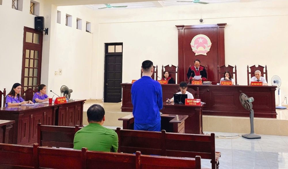 A subject has just been sentenced to death by the Hai Phong City People's Court in a large-scale drug trafficking ring. Photo: Hong Nguyen