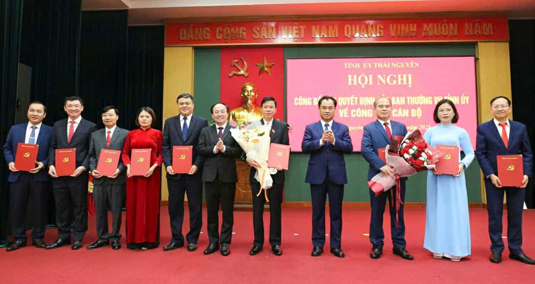 Thai Nguyen appoints key leaders of the Party Building committees. Photo: Thai Nguyen gov