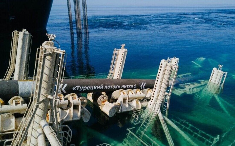 The TurkStream pipeline supplies Russian gas to Turkey and South and Southeast European countries. Photo: Gazprom