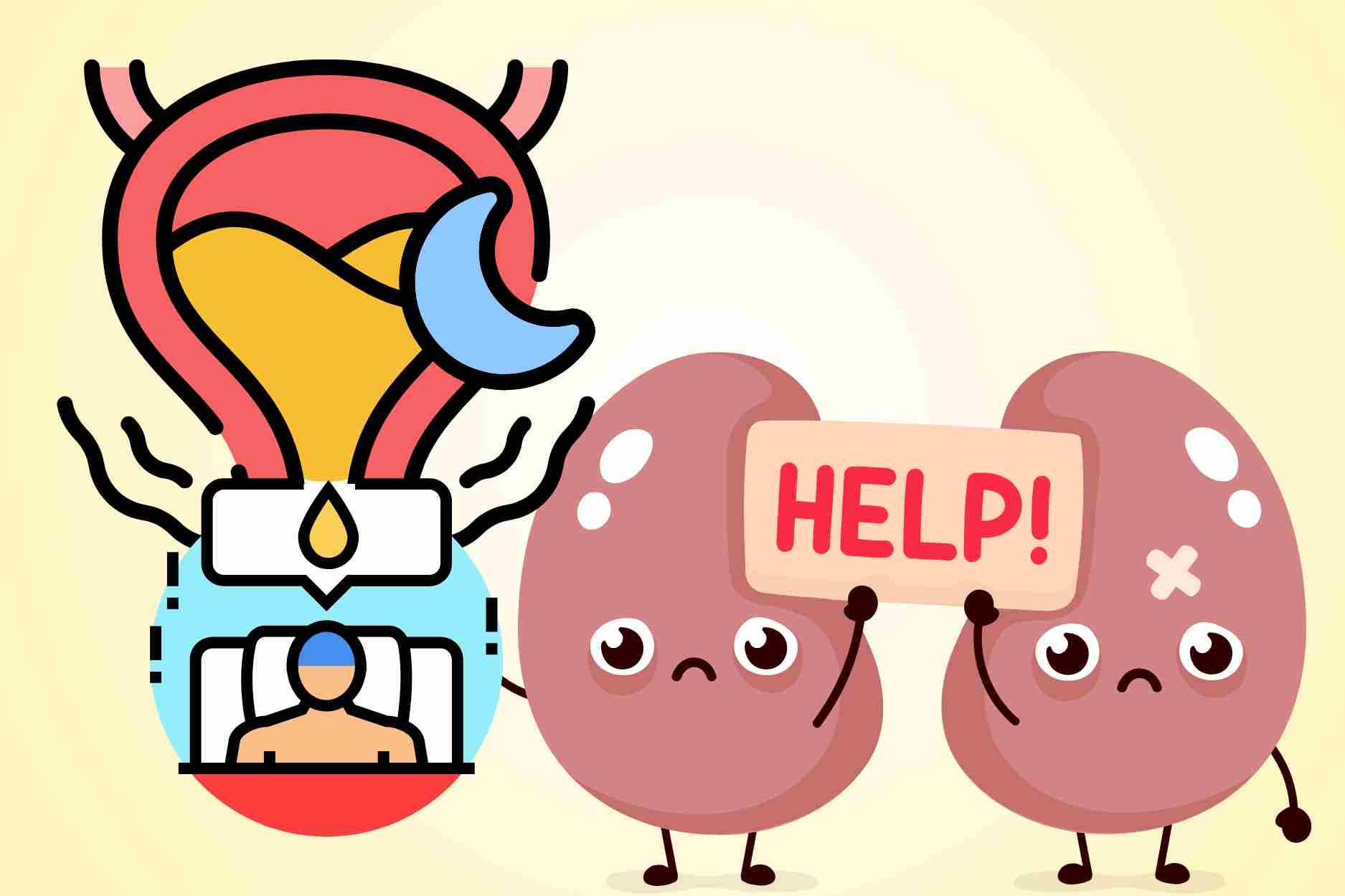 These signs appear at night, beware of kidney damage