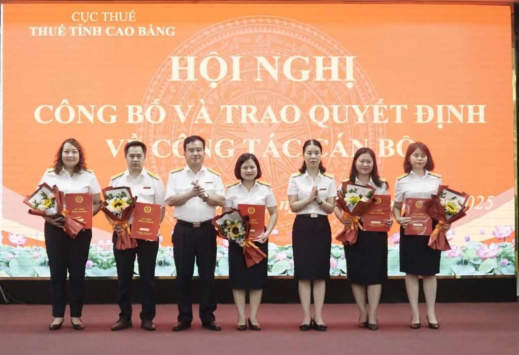 Cao Bang성 세무국은 7월 1일부터 설립되어 운영됩니다. 사진: Hoai An