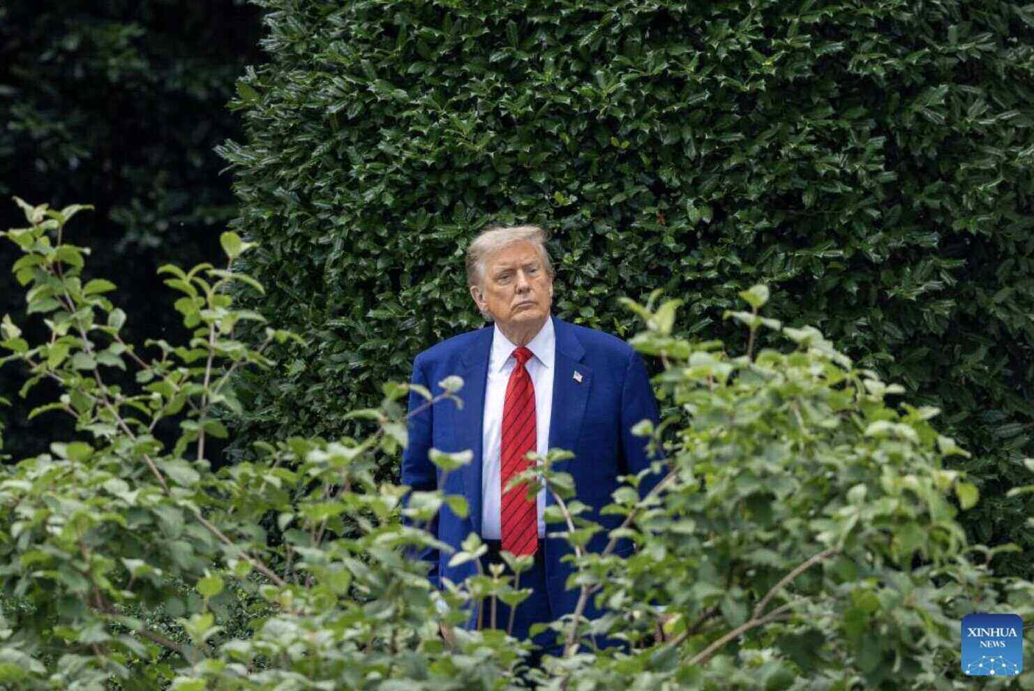 El presidente Trump dijo que Israel dejo de disparar 60 dias en Gaza. Foto: Xinhua