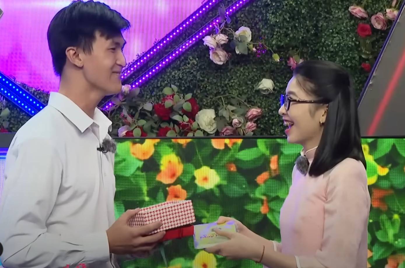 The couple participated in the show You Want to date. Photo: MCV.