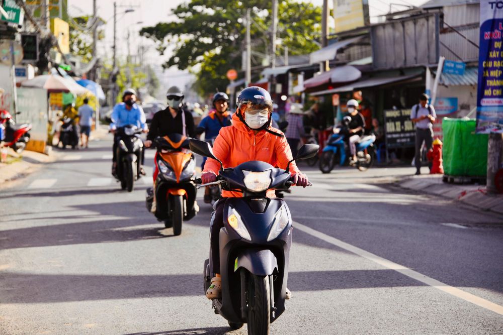 Nguoi dan song quanh khu vuc cau Rach Tom rat phan khoi khi cau moi duoc xay. Anh: Minh Tam