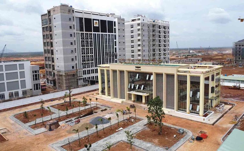 Component project 1 - Headquarters of state management agencies at Long Thanh airport project in Dong Nai. Photo: HAC