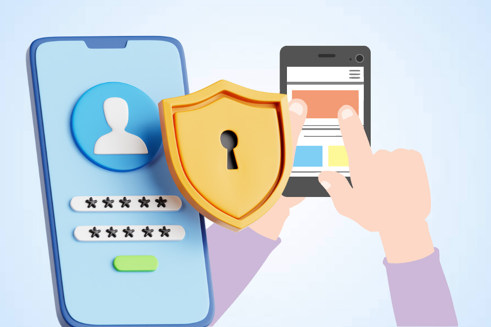 Security when using social networks on used phones. Graphics: Thien Nhan