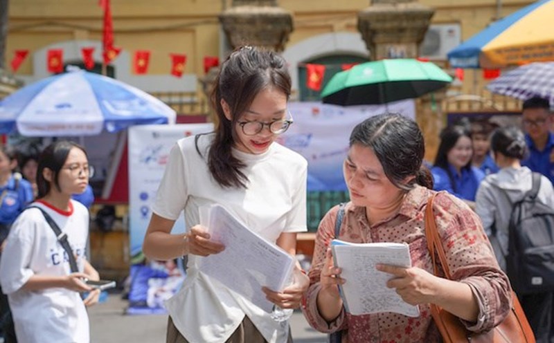 The benchmark score for the Physical Education major in 2024 is nearly 36, the highest at nearly 36. Illustrative photo: Thu Hien