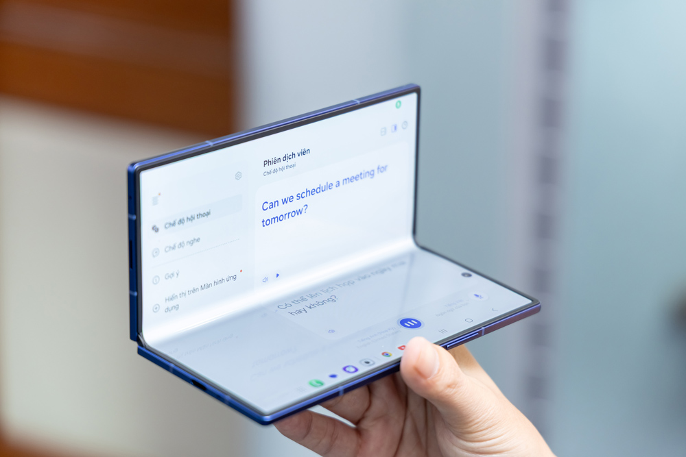 The thinnest Samsung Galaxy Z Fold ever not only brings powerful performance but also a classy Ultra experience. Photo: Provided by the enterprise