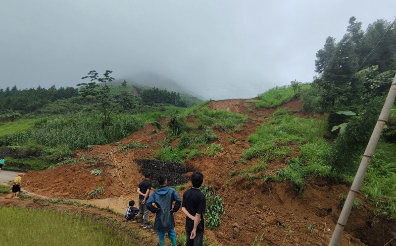 Although it has just entered the rainy season, Cao Bang has faced many extreme weather phenomena. Photo: Tan Van