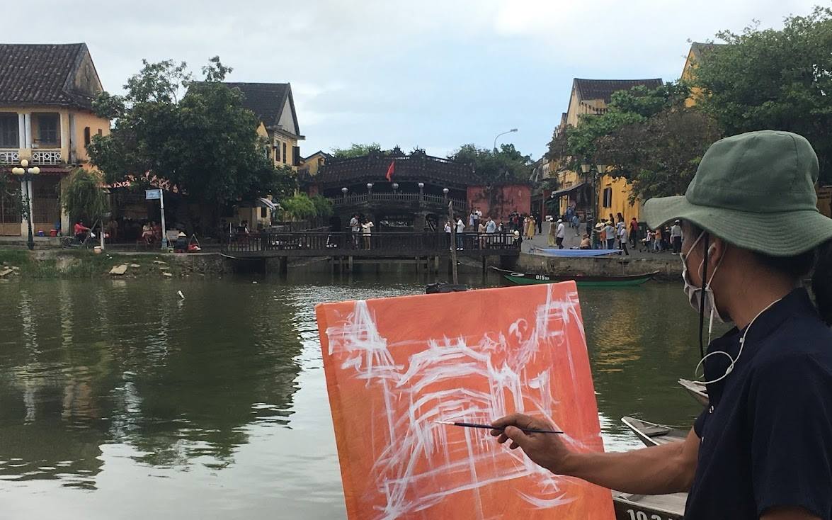 Hoi An橋はかつて多くのブランドのロゴを作成していましたが、現在はダナンのロゴの象徴として選ばれています。写真:Thanh Hai