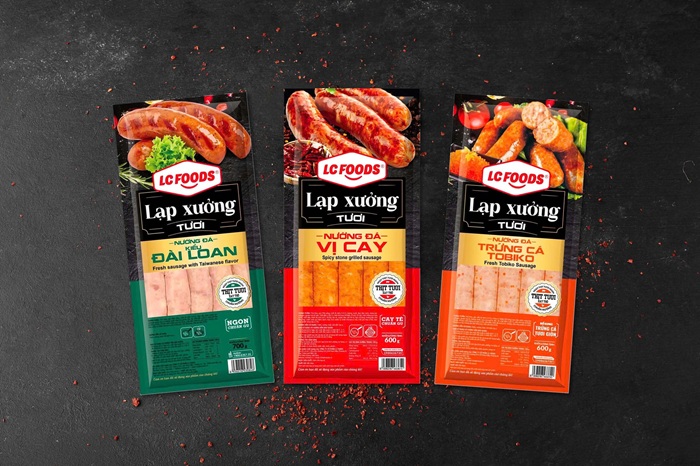 Bo ba lap xuong tuoi LC Foods da len song tai he thong sieu thi tren toan quoc. Anh: LC Foods