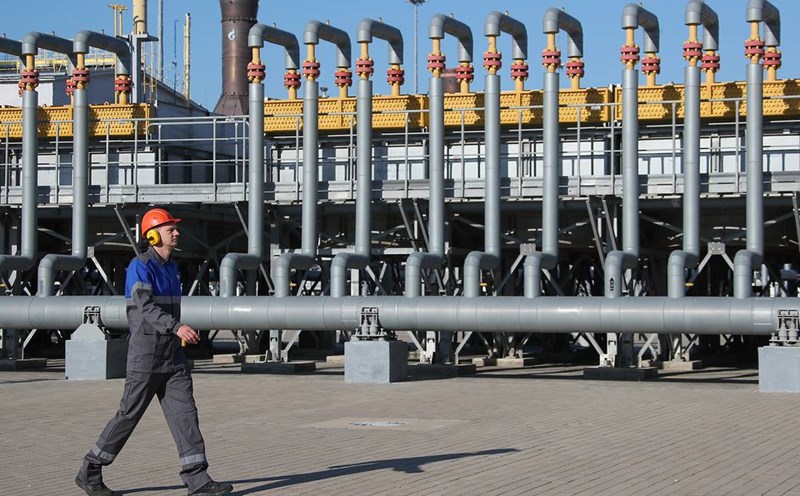 The Russian gas pipeline. Photo: TASS