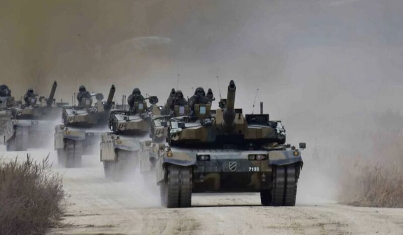 K2 Black Panther main battle tank. Photo: South Korean Ministry of National Defense