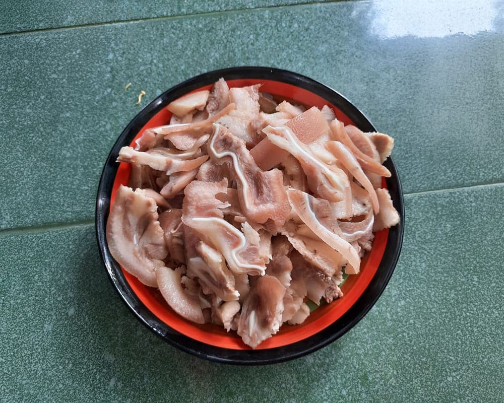 Pork ears need to be boiled properly to help ensure crunchiness without stinking. Photo: Nguyen Mai