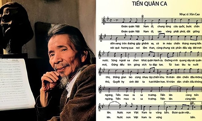 Musico Van Cao - Autor Tien Quan Ca, himno nacional de Vietnam. Foto: Vietnam Musician Association