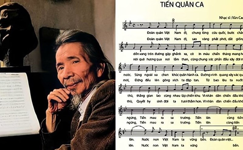 Musician Van Cao - author of the Vietnamese Army Song and National Anthem. Photo: Vietnam Musicians Association