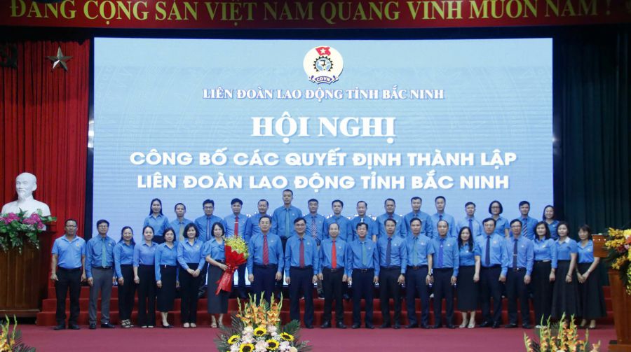 Bac Ninh 지방 노동 연맹 집행위원회. 사진: Quyet Chien