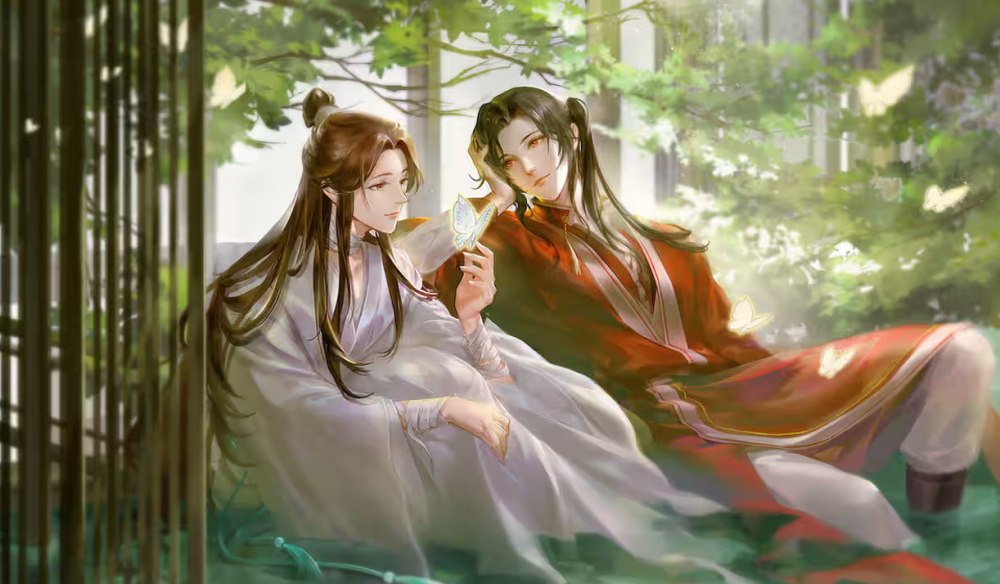 Una escena de la serie animada sobre la bendicion de la pareja gay del cielo. Foto: Netflix