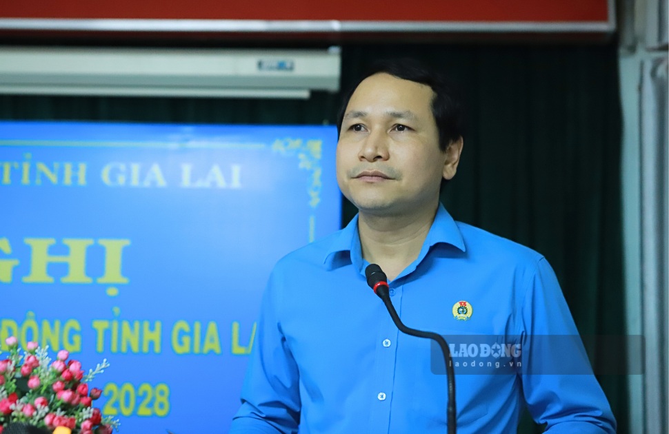 Ong Ha Duy Trung phat bieu. Anh: Hoai Phuong