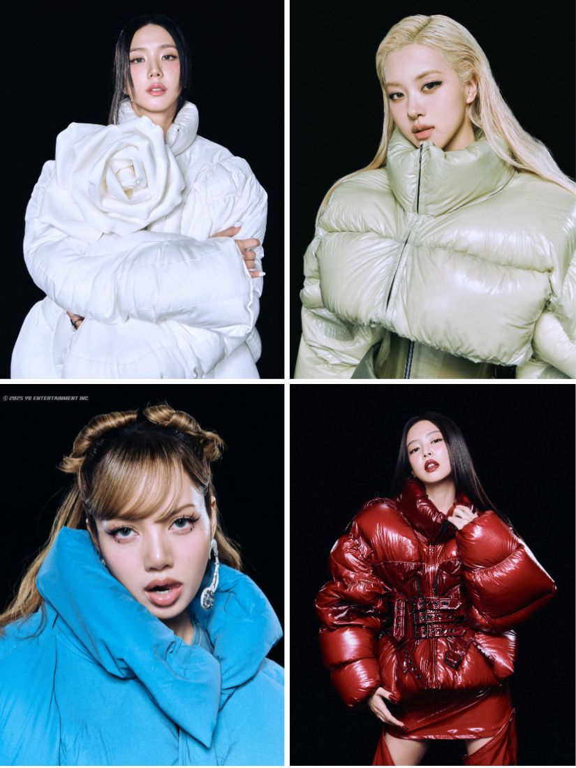Loat anh chu de cua Blackpink bi che. Anh: YG