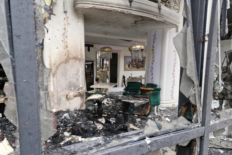 Un ataque contra la capital de Kiev de Ucrania de Rusia. Foto: Xinhua