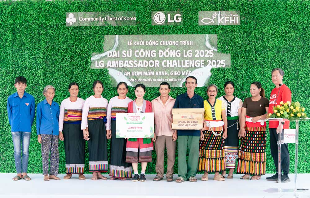 LG deploys the LG Community Ambassador 2025 program at Ben En National Park, Thanh Hoa. Photo: Provided by the enterprise
