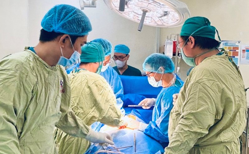 The patient received a kidney transplant from a brain-dead person who donated organs. Photo: Ho Chi Minh City Traditional Medicine People's Hospital