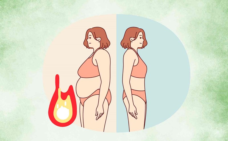 Tips for losing weight without struggling. Graphic photo: Thai Anh