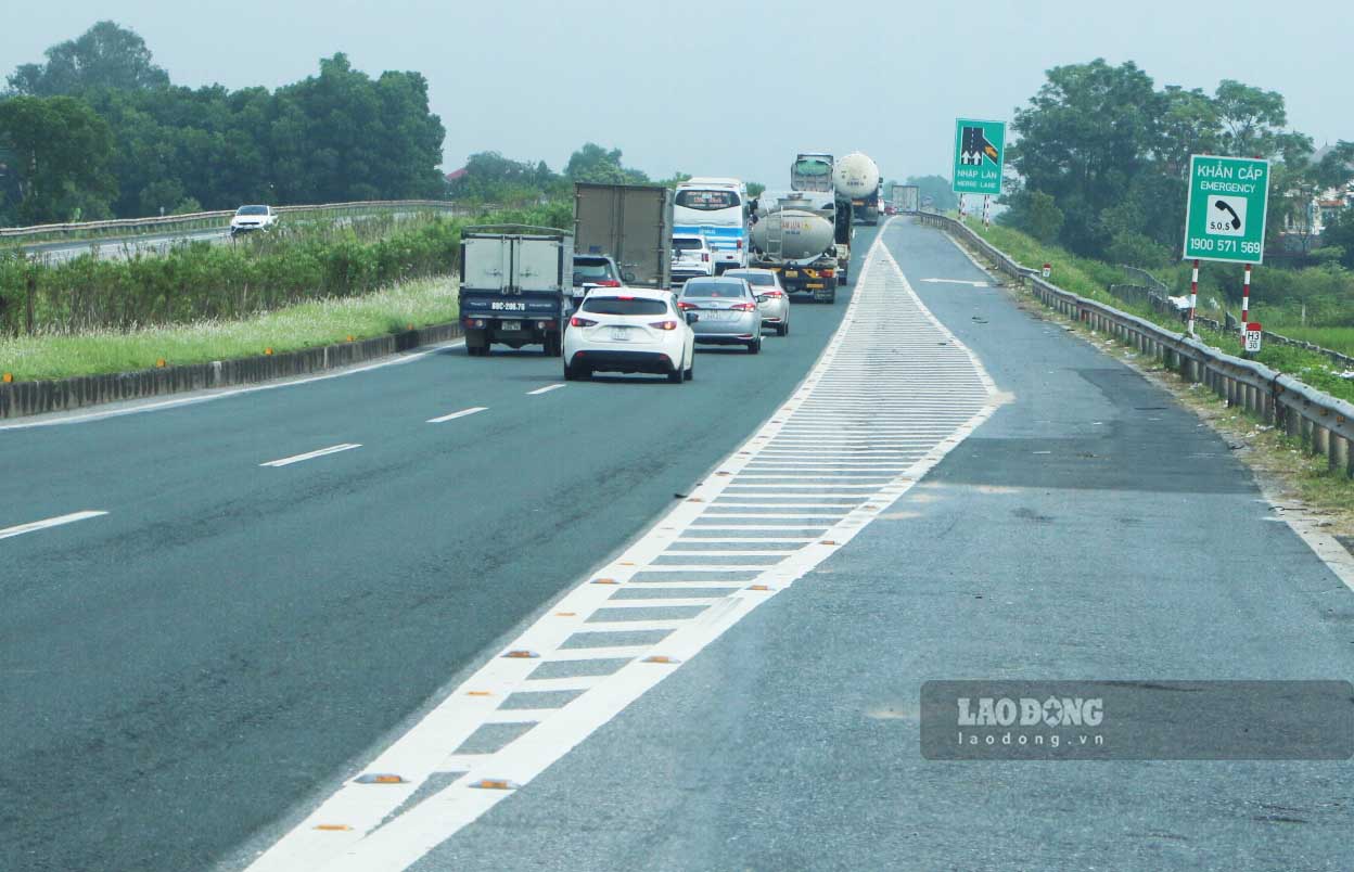 하노이-타이응우옌 고속도로가 운영 중입니다. 사진: Viet Bac