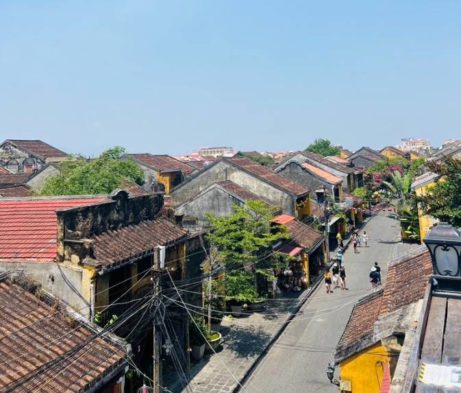 Hoi An nhin tu tren cao.