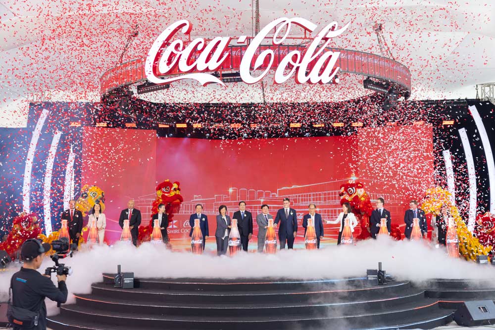 Inauguration ceremony of the South Coca-Cola factory, Tay Ninh province. Photo: Provided by the enterprise