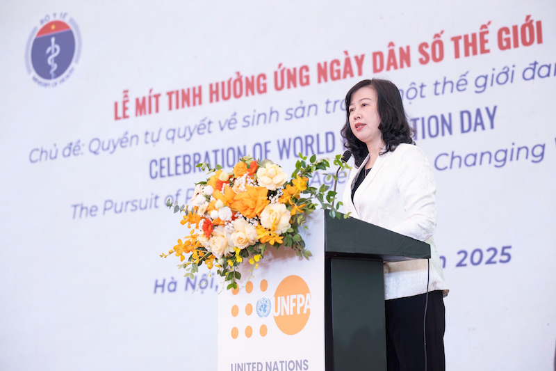 Bo truong Bo Y te Dao Hong Lan. Anh: Nguyen Nhien
