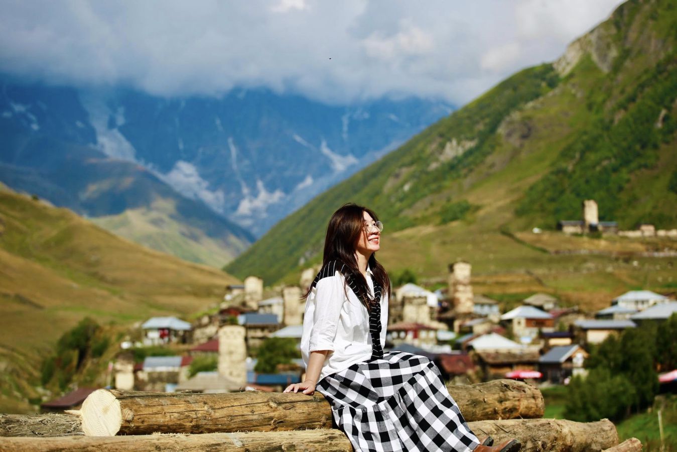 Dam say giua mien xanh Georgia. Anh: Lyna Ime