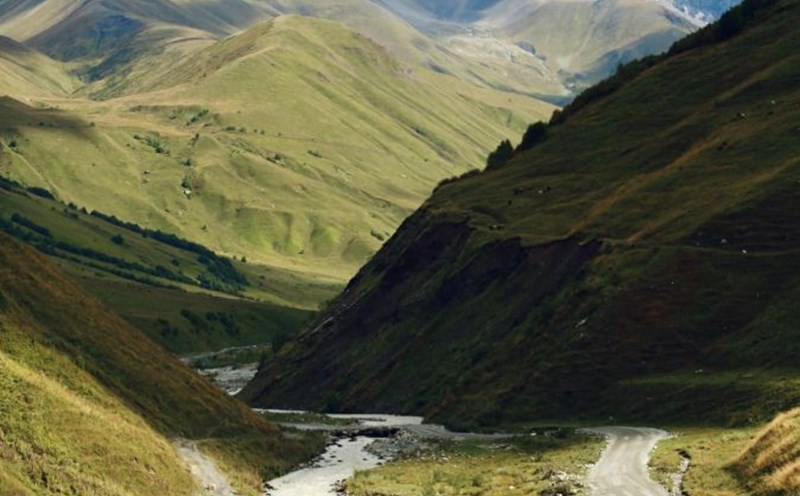 Shkhara Glacier track - Ushguli in Georgia. Photo: Lyna Ime