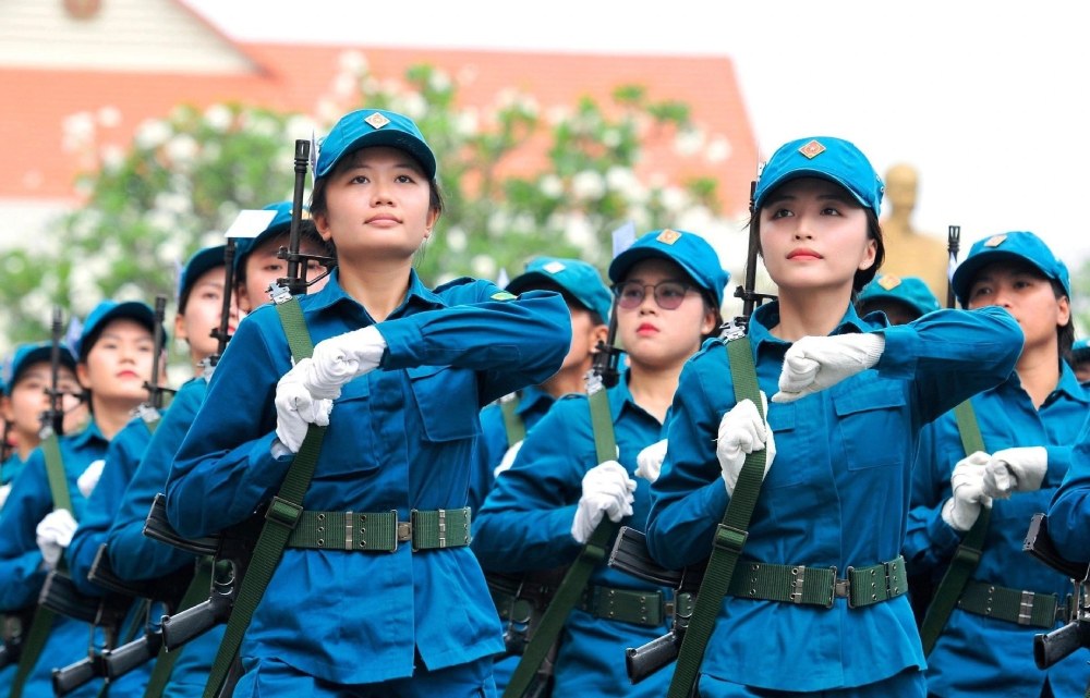 The Government stipulates that military training students of the Commune-level Military Command are eligible to participate in health insurance in groups paid by the state budget. Photo: VGP