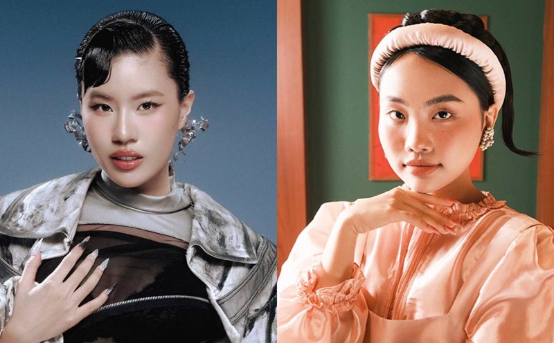 Phao and Phuong My Chi. Photo: Producer of Em xinh say hi