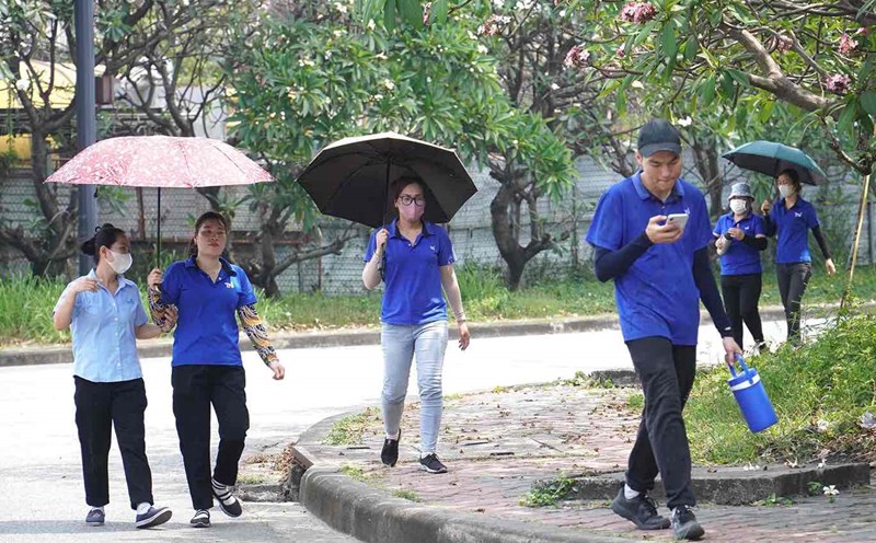 Workers working in Bien Hoa 1 Industrial Park, Dong Nai province. Photo: HAC