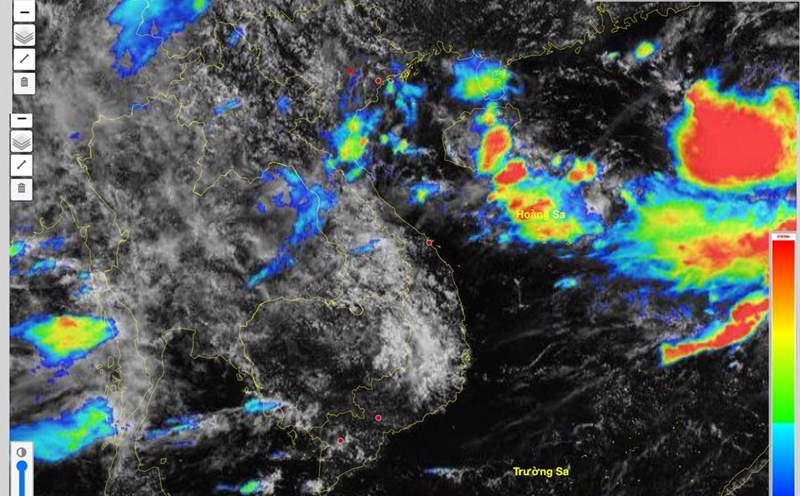 Forecast of heavy rain, storms, and tropical depressions in the next month