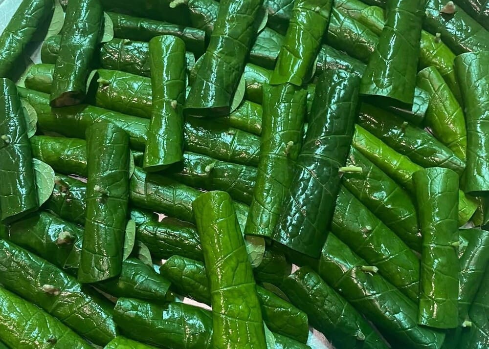 Lotus leaves are one of the foods that postpartum mothers should not eat much of. Photo: Thu Huyen