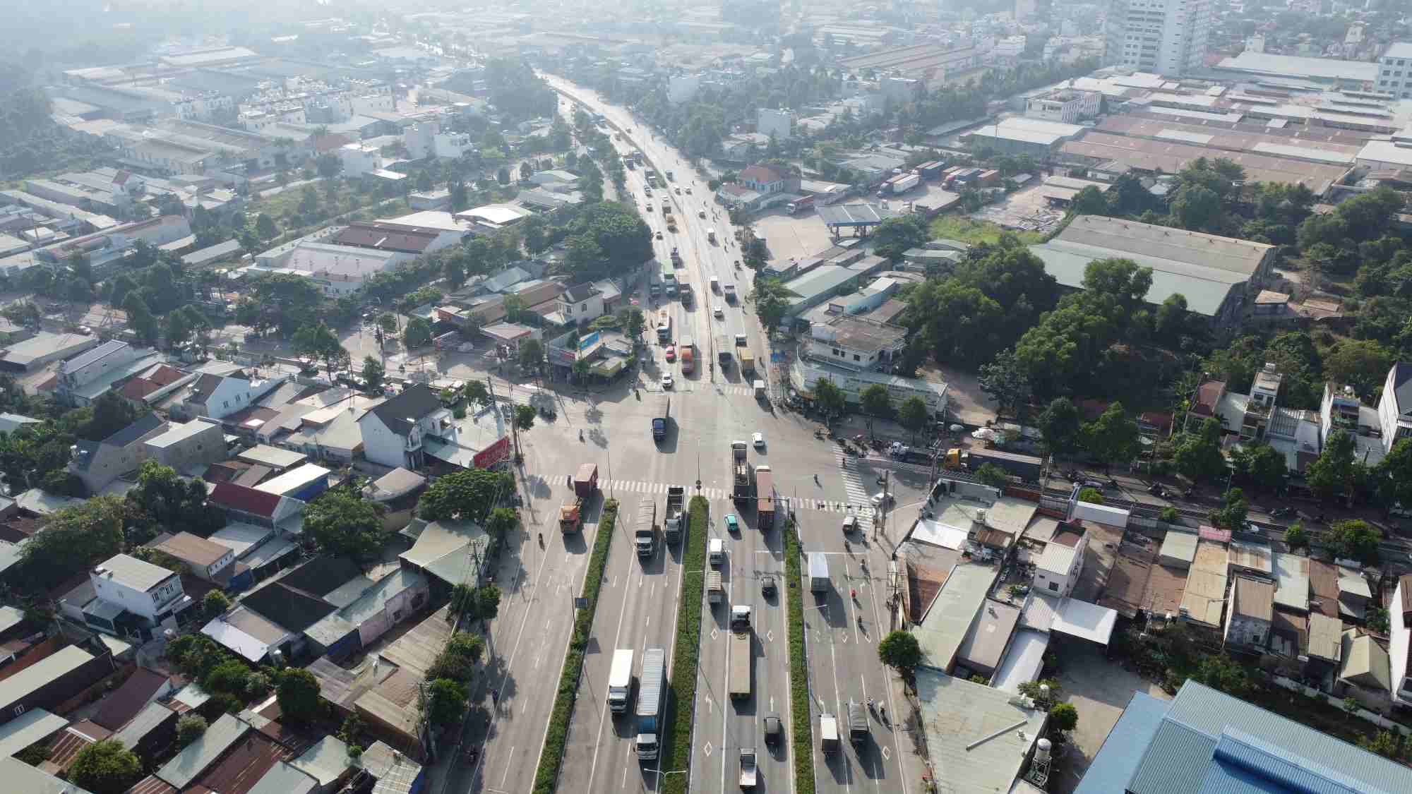 Nut giao Phu Loi tren duong My Phuoc Tan Van. Anh: Dinh Trong