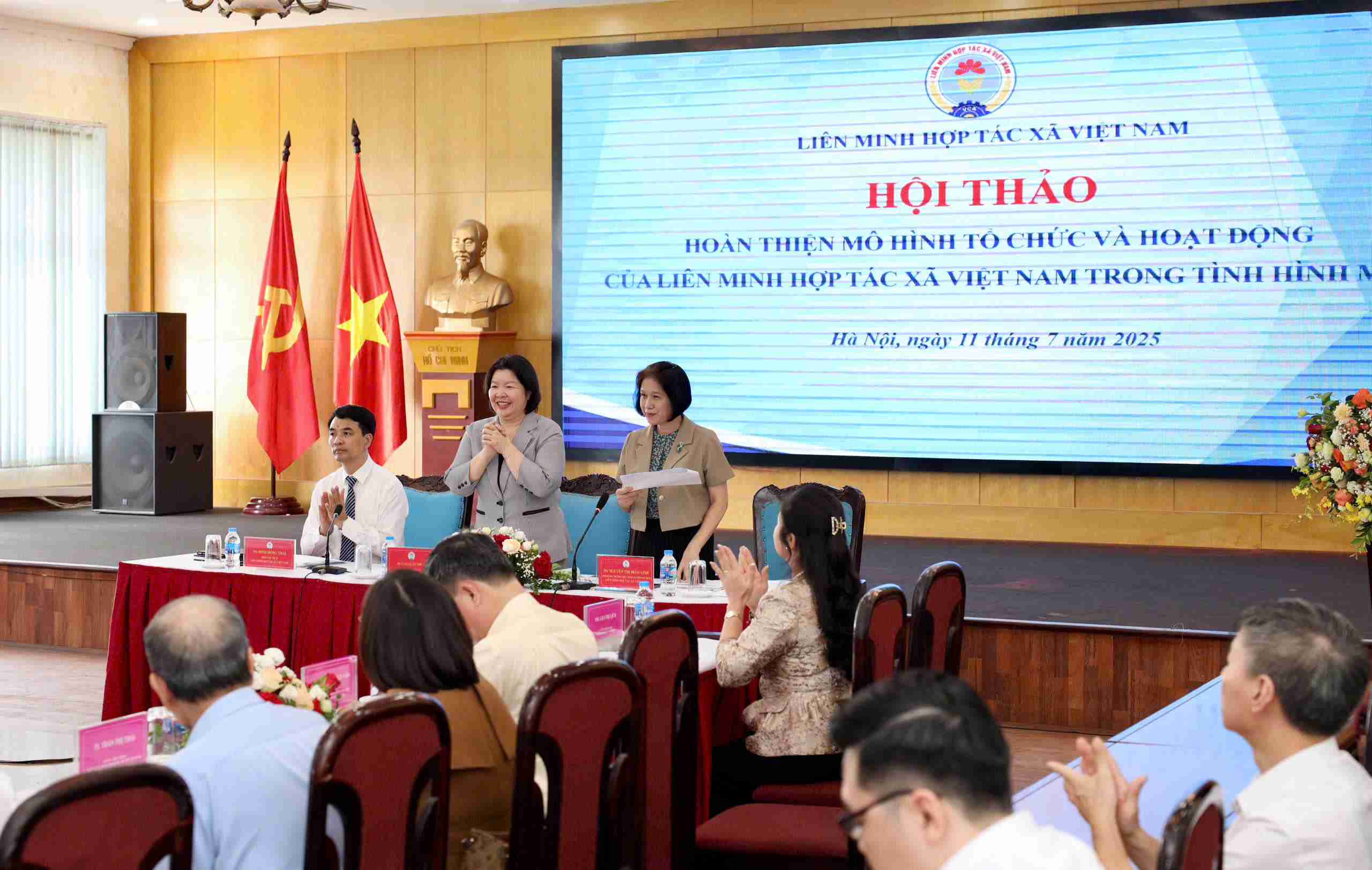 베트남 협동조합 연맹 조직 모델 완성. 사진: Khanh Lam