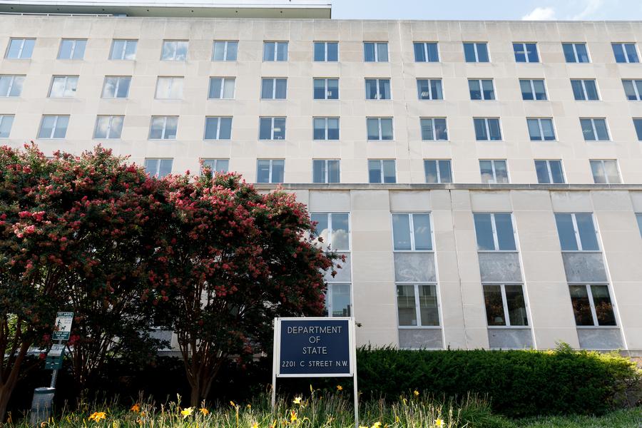 El edificio del Ministerio de Asuntos Exteriores de los Estados Unidos en Washington DC, EE. UU. Foto: Xinhua